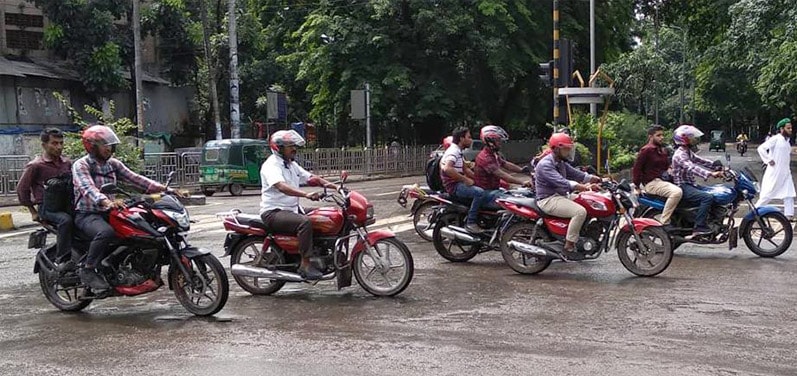 Motorcycle Driving Safety in Dhaka
